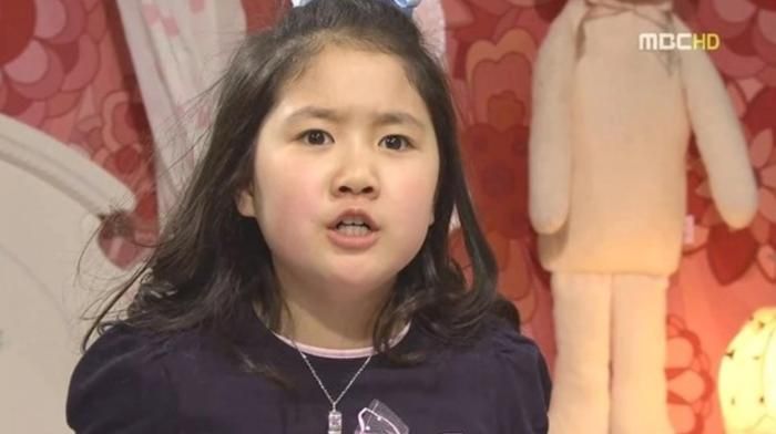 Cô bé Heri trong "Gia đình là số 1". Ảnh chụp màn hình