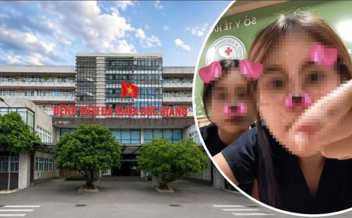 2 nữ sinh viên ngành Y của Trường Đại học Kinh doanh và Công nghệ Hà Nội có phát ngôn gây tranh cãi trong thời gian thực tập tại Bệnh viện Đa khoa Đức Giang.