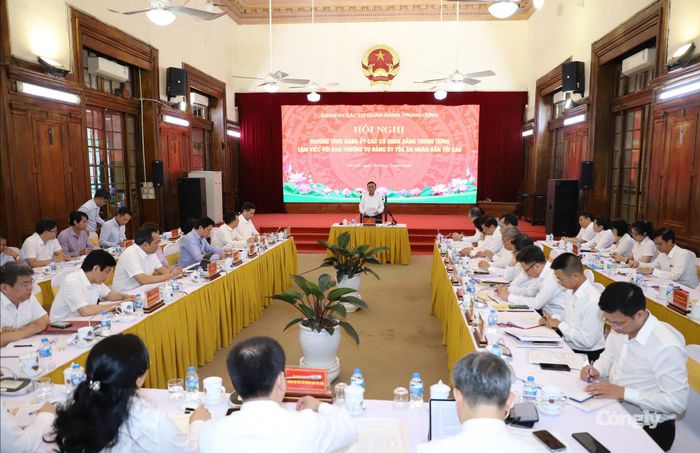 Đồng chí Trần Cẩm Tú phát biểu kết luận