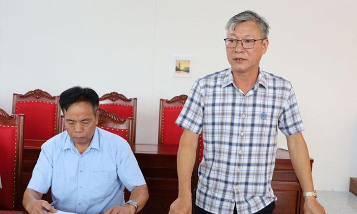  Lãnh đạo Sở Xây dựng phát biểu ý kiến tại buổi kiểm tra, giám sát. 