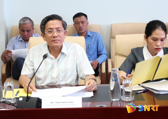 Phó Chủ tịch UBND thành phố Trần Nam Hưng phát biểu tại buổi làm việc. Ảnh: NGỌC HÀ