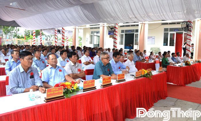 Quang cảnh buổi lễ.