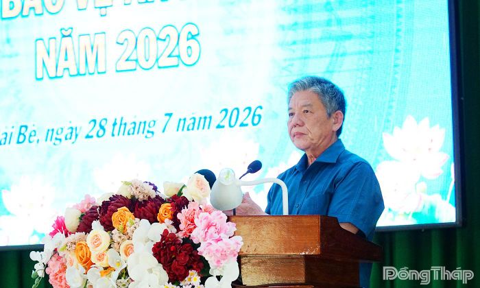 Đồng chí Ngô Chí Cường phát biểu tại Ngày hội.