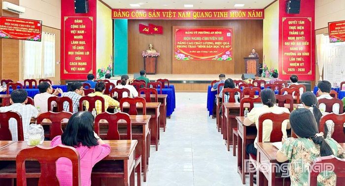 Quang cảnh hội nghị.