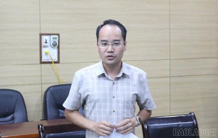 Đại biểu phát biểu ý kiến tại cuộc họp.