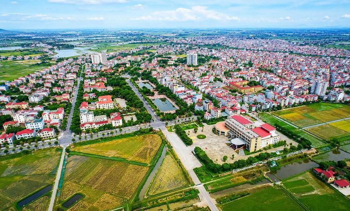 Một góc không gian đô thị tại tỉnh Bắc Ninh.