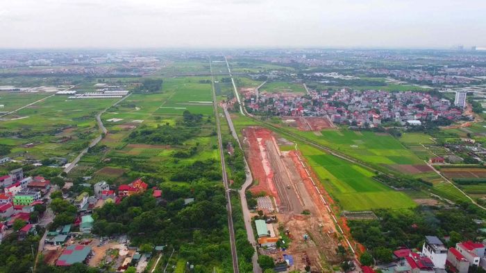 Dự án đoạn qua thôn Mỹ Nội hướng về đường Võ Nguyên Giáp với tổng mức đầu tư sơ bộ 11.731 tỷ đồng.