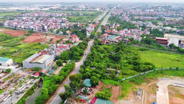 Mũi thi công thuộc Dự án thành phần 2 tại đoạn giao cắt với Quốc lộ 3 cũ.