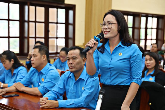 Đại diện Công đoàn phường Mũi Né phản ánh việc khám sức khỏe định kỳ cho công nhân còn mang tính hình thức, chưa được chuyên sâu