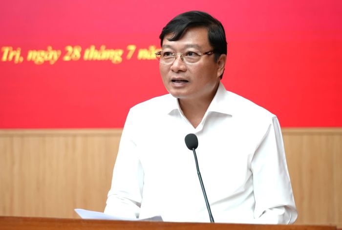 Đồng chí Lê Hồng Vinh, Chủ tịch UBND tỉnh phát biểu kết luận tại hội nghị - Ảnh: T.Đ