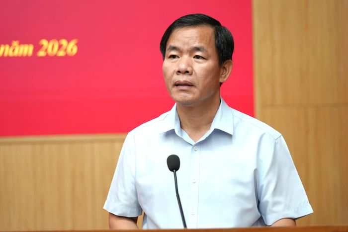 Đồng chí Nguyễn Văn Phương, Bí thư Tỉnh ủy phát biểu chỉ đạo tại hội nghị - Ảnh: T.Đ