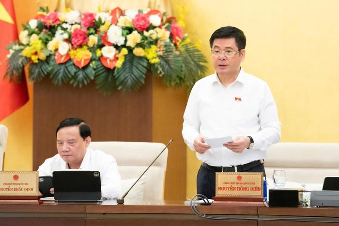 Phó Chủ tịch Quốc hội Nguyễn Hồng Diên kết luận phiên họp.