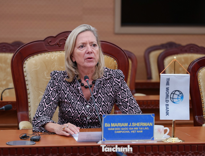 Bà Mariam J. Sherman - Giám đốc Ngân hàng Thế giới tại Việt Nam, Campuchia và Lào. Ảnh: Mạnh Tuấn.