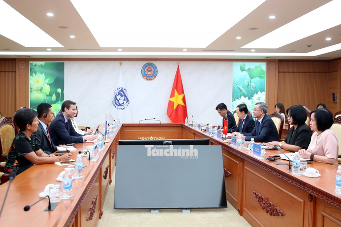 Toàn cảnh buổi tiếp. Ảnh: Đức Minh