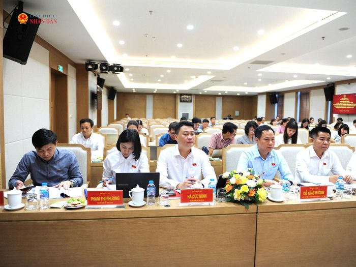 Thành viên Đoàn giám sát tại cuộc làm việc