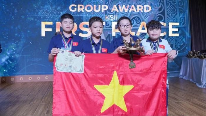 Các em học sinh Trường Ngôi Sao Hoàng Mai đạt thành tích Á quân nhóm và Huy chương đồng đội tại Kỳ thi Toán học Quốc tế lần thứ 26 (MIMC 2026).