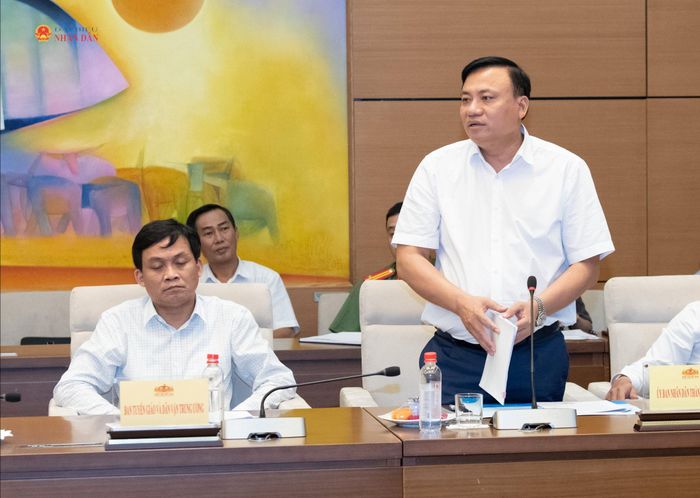 Đại diện lãnh đạo UBND TP. Hà Nội phát biểu
