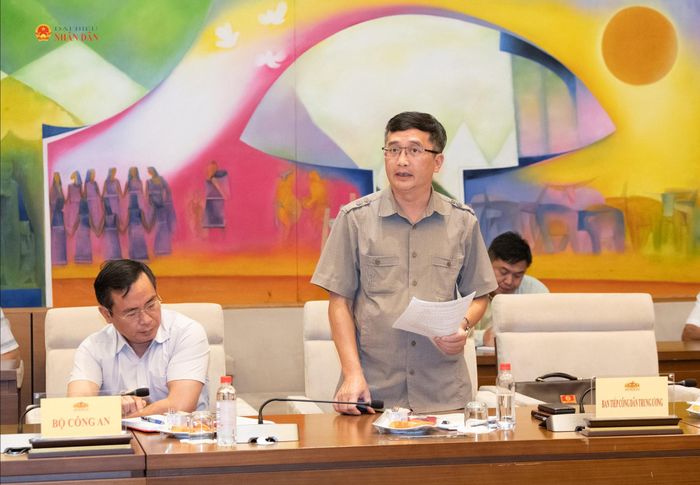 Phó Trưởng Ban Tiếp công dân Trung ương, Thanh tra Chính phủ Phạm Thế Sự phát biểu