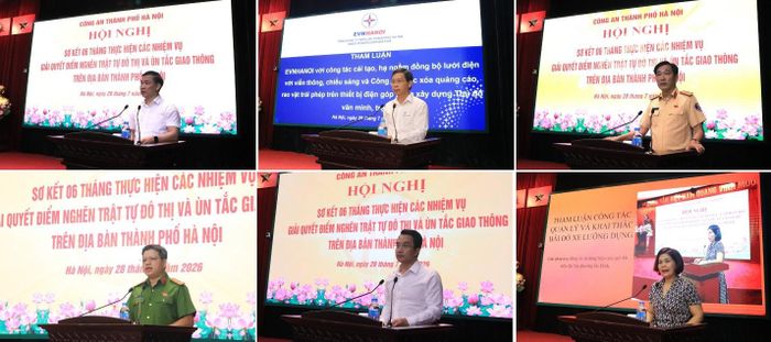 Các đơn vị báo cáo thảo luận tại hội nghị