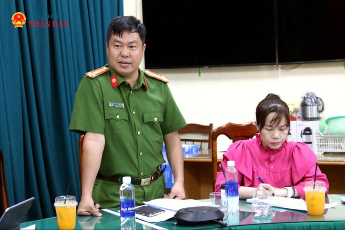 Trưởng Công an phường Buôn Ma Thuột, Thượng tá Nguyễn Trần Tuấn làm rõ thêm những nội dung đoàn khảo sát quan tâm