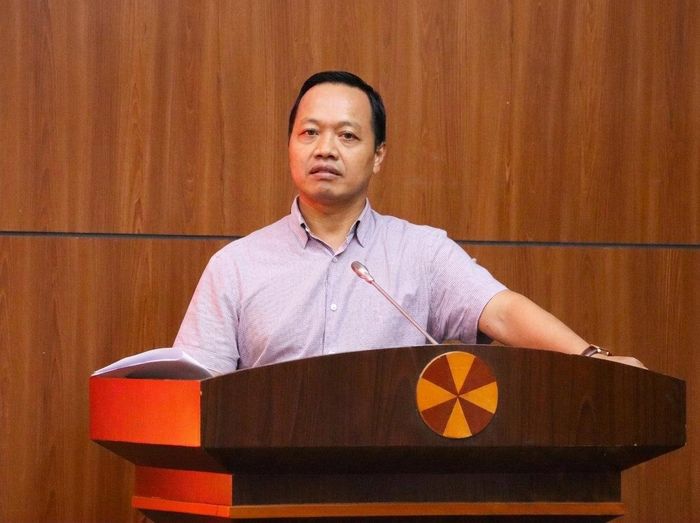 Bí thư Tỉnh ủy Trần Tiến Dũng kết luận buổi làm việc. Ảnh ĐBP