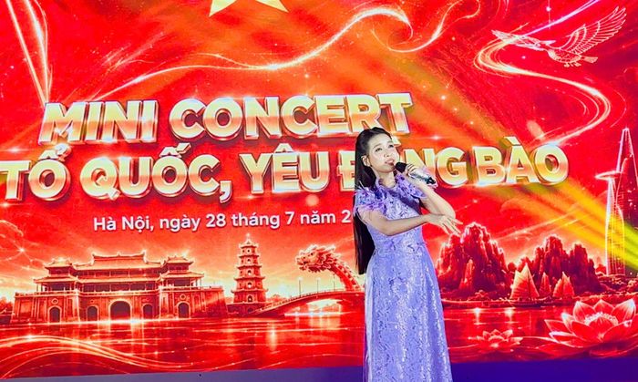 Đặng Kim Thiên Kim, gương mặt tài năng trẻ rất quen thuộc trong các chương trình nghệ thuật lớn. Ảnh: Bảo Lâm