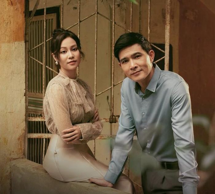 Quang Sự và Quỳnh Châu lần đầu đóng cặp với nhau. Ảnh VTV