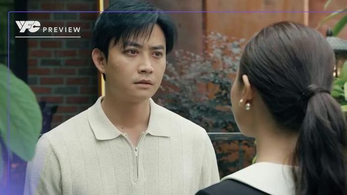 Dương vẫn chưa tin rằng Trang đang mang thai là con của mình. Ảnh VTV