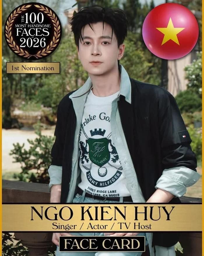Chuyên trang TC Candler (Mỹ) tiếp tục công bố danh sách đề cử Top 100 gương mặt đẹp trai nhất thế giới 2026. Đáng chú ý, Ngô Kiến Huy là nghệ sĩ Việt Nam tiếp theo được xướng tên trong danh sách lần này.