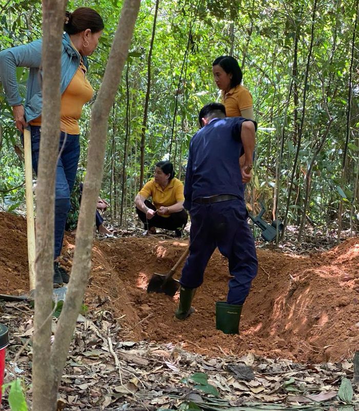 Nơi tìm thấy hài cốt liệt sĩ Đào Xuân Huân là khu rừng vắng vẻ.