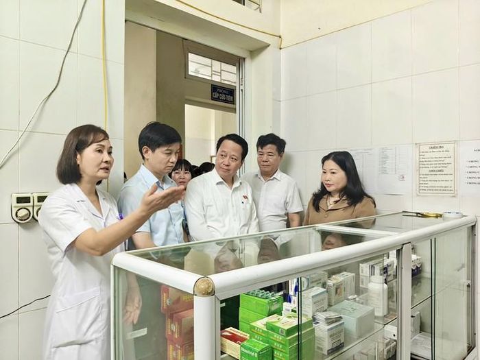 Bên trong Trạm Y tế phường Nam Cường. (Ảnh: Như Thảo)