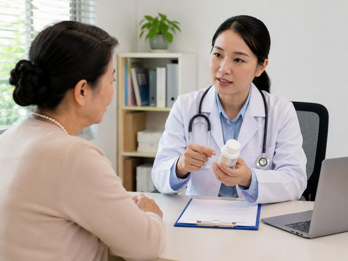 Người bệnh tăng huyết áp cần tham khảo ý kiến bác sĩ trước khi tập sức mạnh. 
