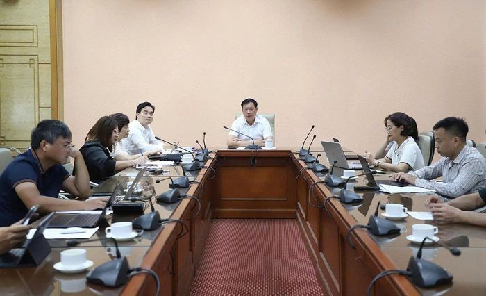 Quang cảnh hội thảo tại điểm cầu Bộ Y tế Ảnh: Trần Minh