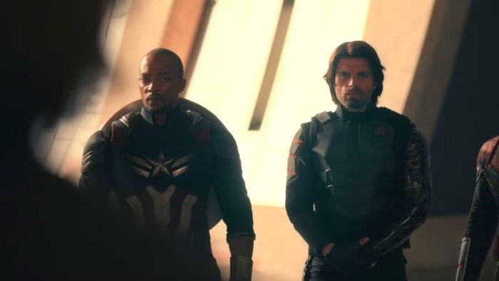 Sam Wilson (trái) do Samuel Thomas Wilson thủ vai. Ảnh: Marvel Studios