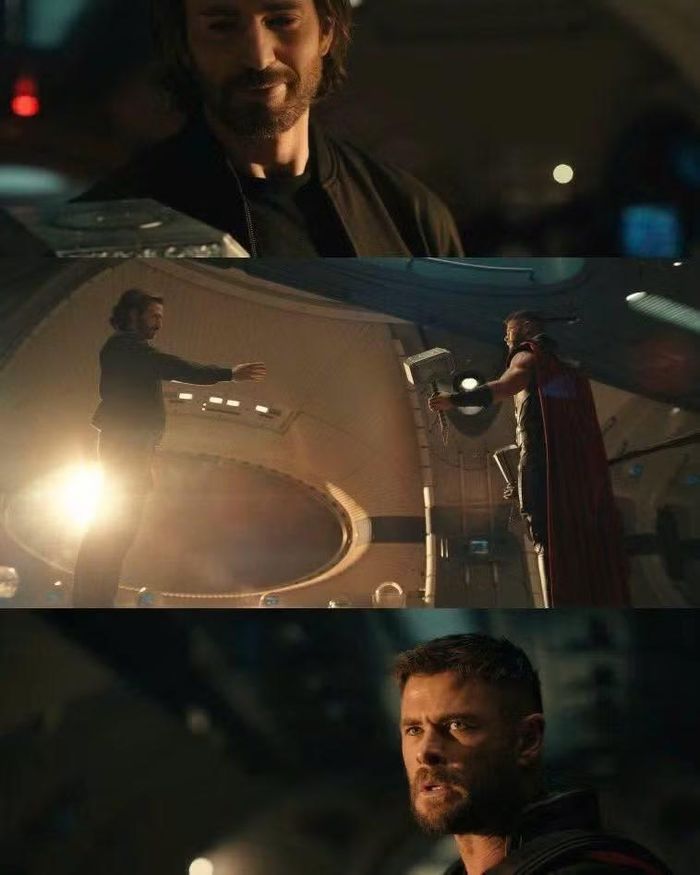 Chris Evans (trái) xuất hiện ở cuối trailer. Ảnh: Marvel Studios