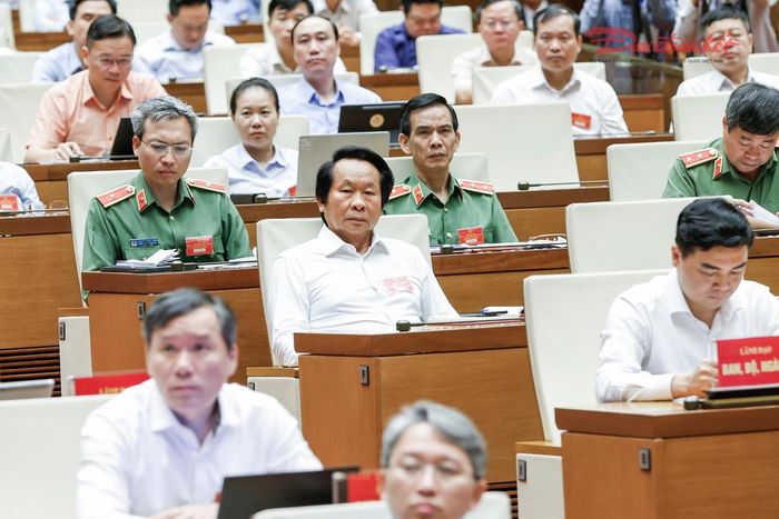 Các đại biểu dự hội nghị tại điểm cầu trung tâm - Hội trường Diên Hồng, Nhà Quốc hội (Hà Nội). Ảnh: Quang Vinh