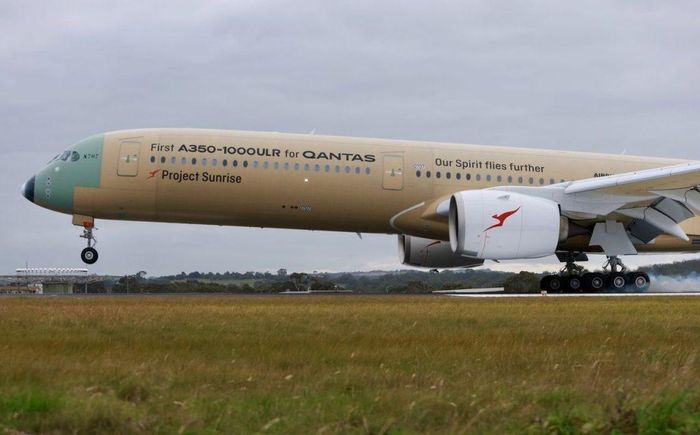  Máy bay A350-1000ULR có thể đạt tầm bay 18.520 km. Ảnh: Quantas. 
