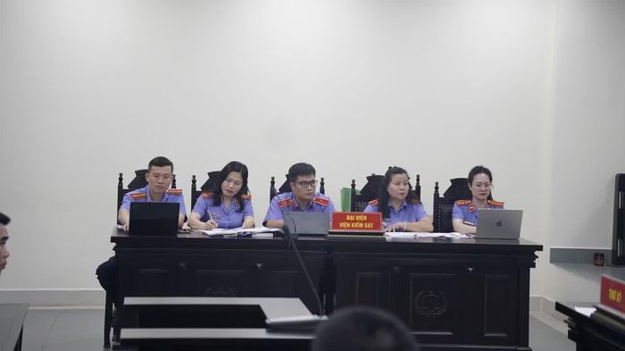  Các Kiểm sát viên thực hành quyền công tố và kiểm sát xét xử tại tòa. 