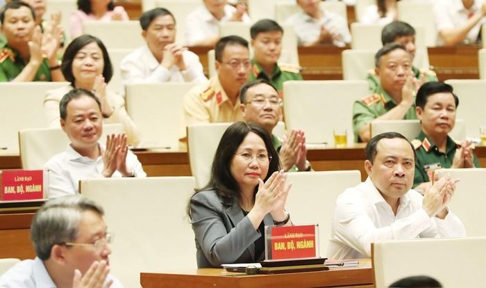 Bộ trưởng Bộ VHTTDL Lâm Thị Phương Thanh và các đại biểu dự Hội nghị