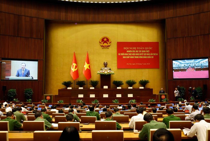  Tổng Bí thư, Chủ tịch nước Tô Lâm phát biểu chỉ đạo. Ảnh: Thống Nhất – TTXVN 