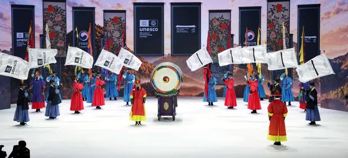 Chương trình biểu diễn đặc biệt sẽ diễn ra tại lễ khai mạc Hội nghị lần thứ 48 của Ủy ban Di sản Thế giới UNESCO được tổ chức tại Busan. Ảnh: Newsis