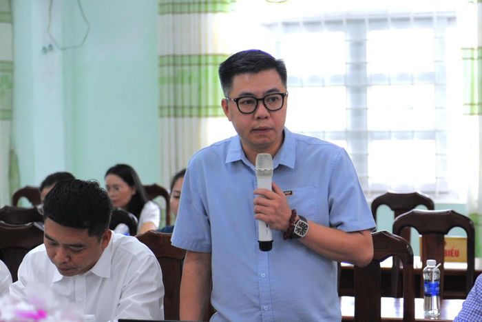 Phó Vụ trưởng Vụ Tổ chức cán bộ, Bộ Y tế Lại Vũ Kim phát biểu