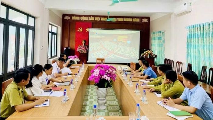 Một điểm cầu tại xã vùng cao Tây Yên Tử.