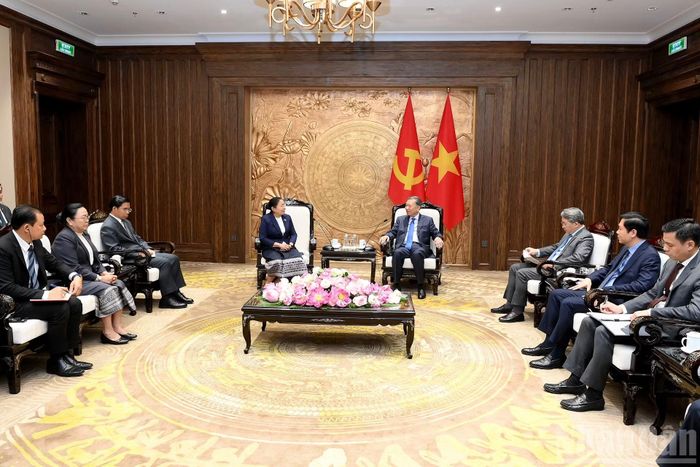 Quang cảnh cuộc tiếp.