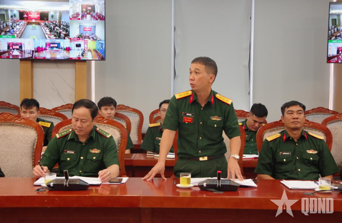 Đại biểu phát biểu tại hội nghị.