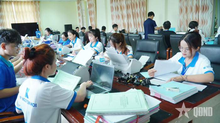 Hệ thống máy móc, thiết bị phục vụ số hóa được vận hành thử. 