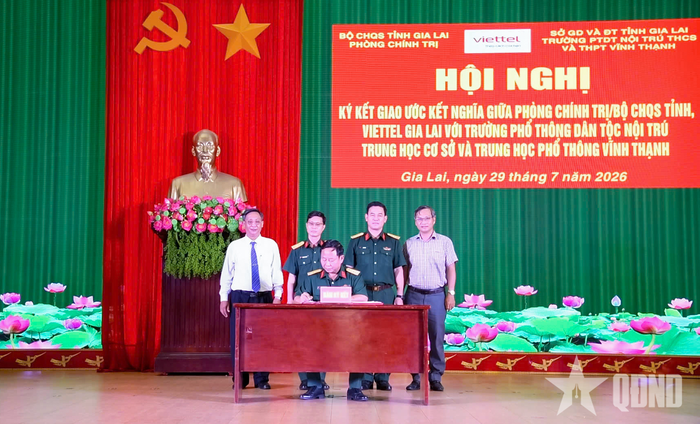 Các đơn vị ký kết giao ước kết nghĩa.