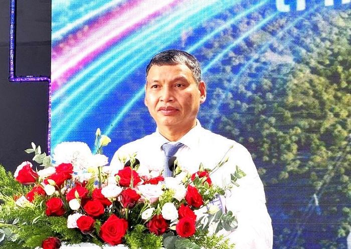 Phó Chủ tịch Thường trực UBND TP Đà Nẵng Hồ Kỳ Minh phát biểu tại Lễ khởi công.