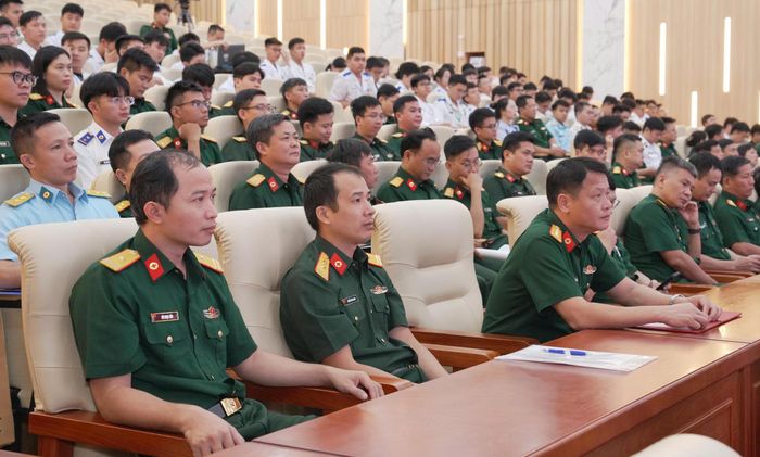  Các học viên tham dự buổi tập huấn Ảnh: TRẦN CHÍNH 