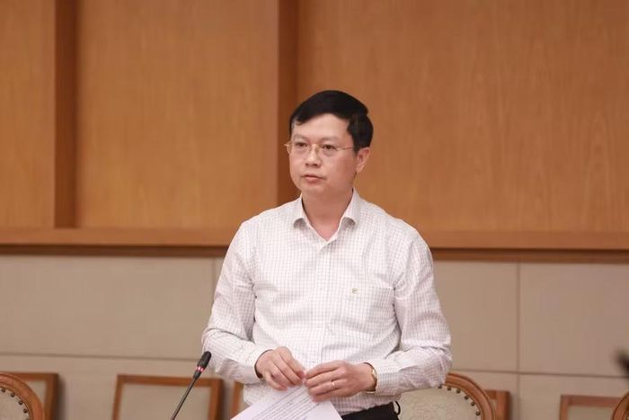 Ông Nguyễn Văn Hiền – Giám đốc Sở GD&amp;ĐT Hà Nội phát biểu.